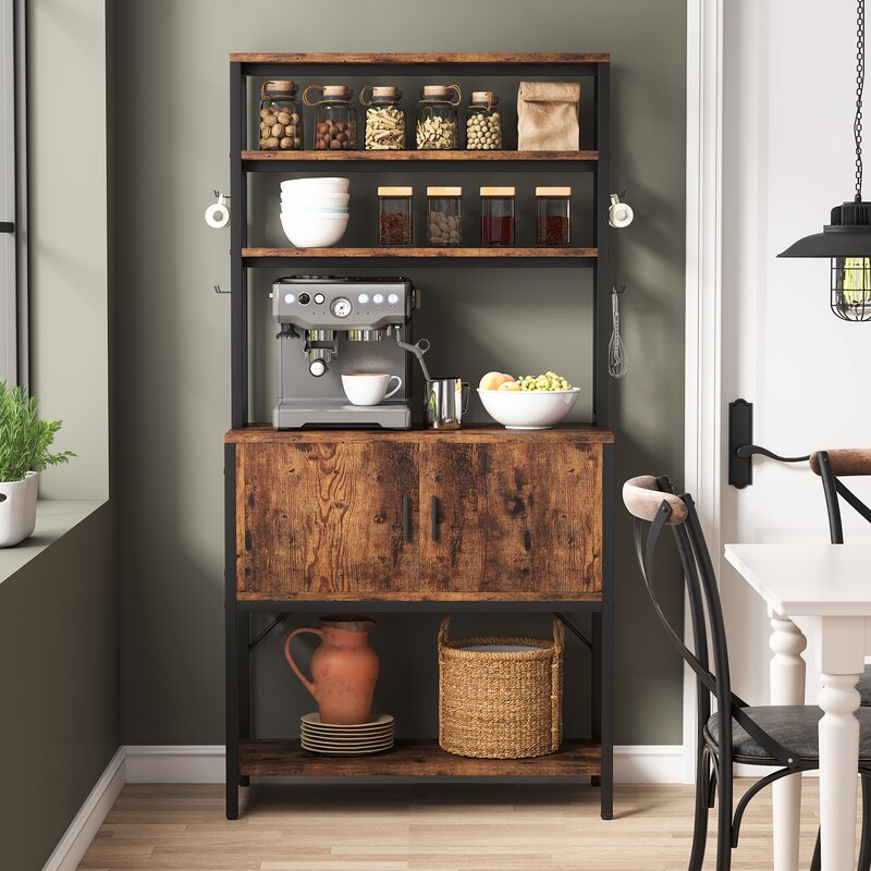 Wholesale Costom Design Kitchen Furniture Wood Baker Rack