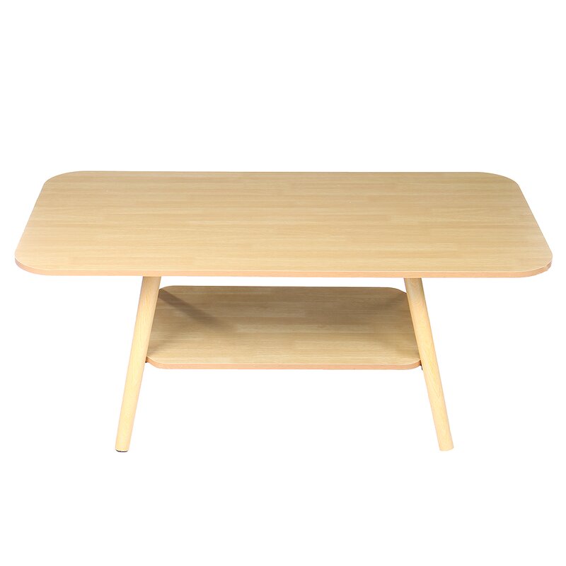 Simple Small Custom Wood Coffee Table for Living Room